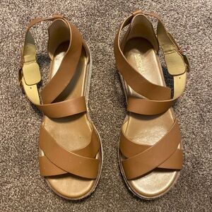 Brown Michael Kors Sandals espadrilles Size 8